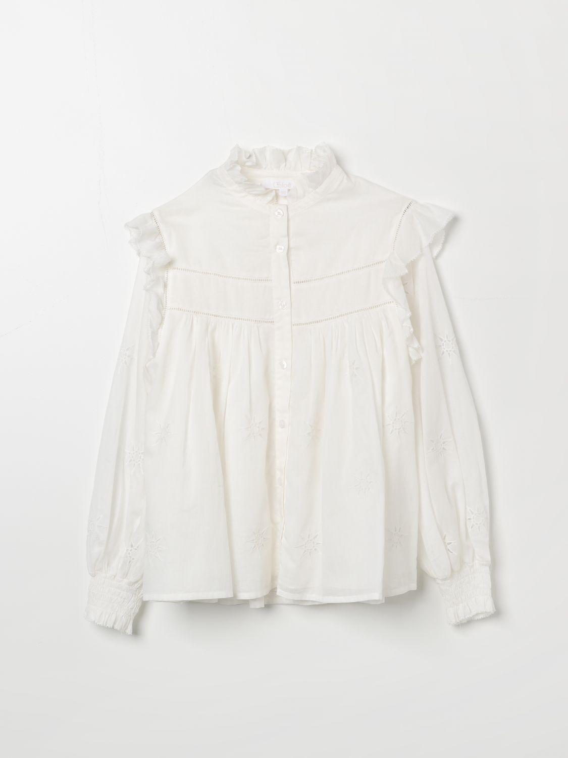 Shirt CHLOÉ Kids colour White