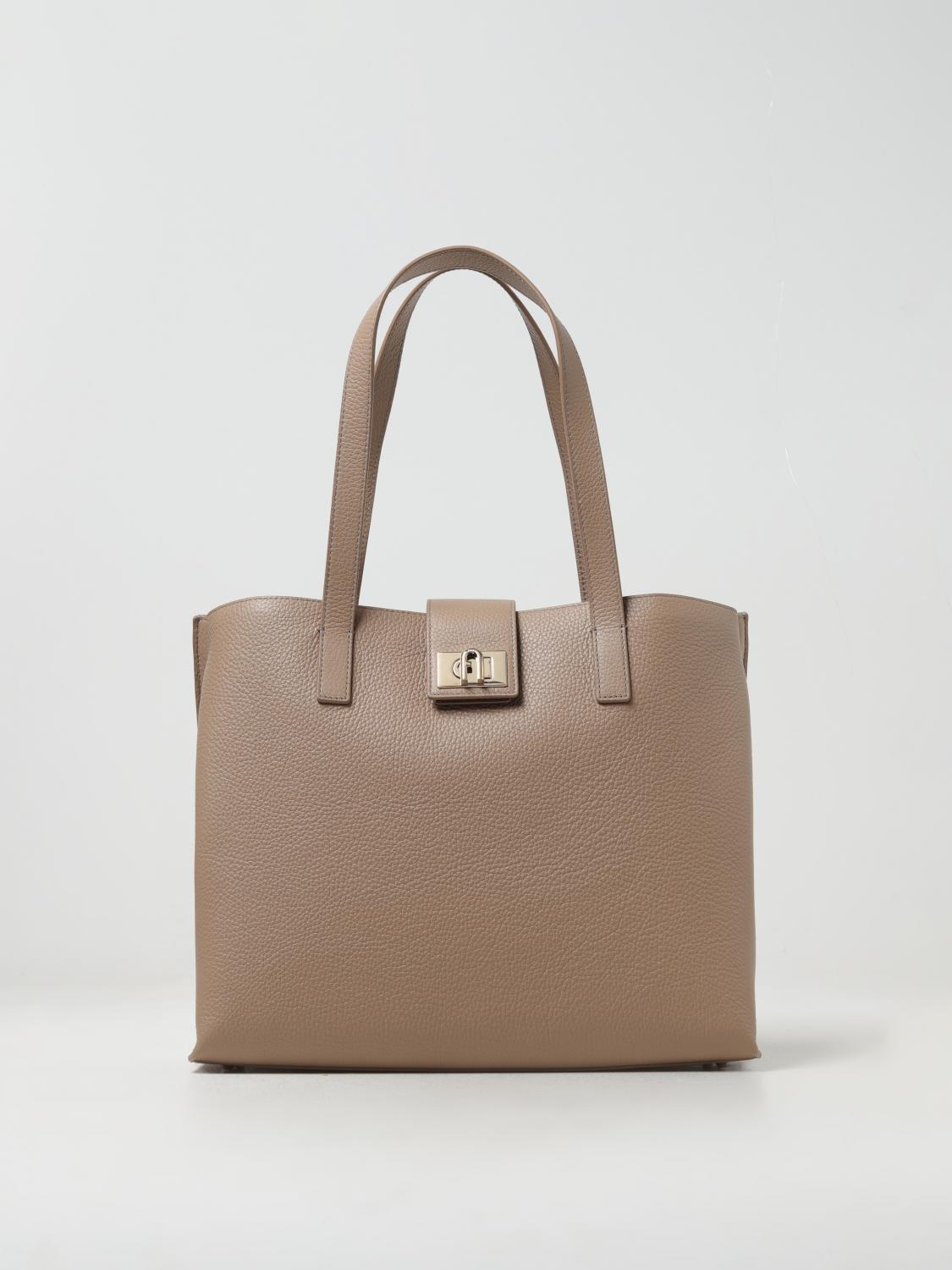 Tote Bags FURLA Woman colour Beige