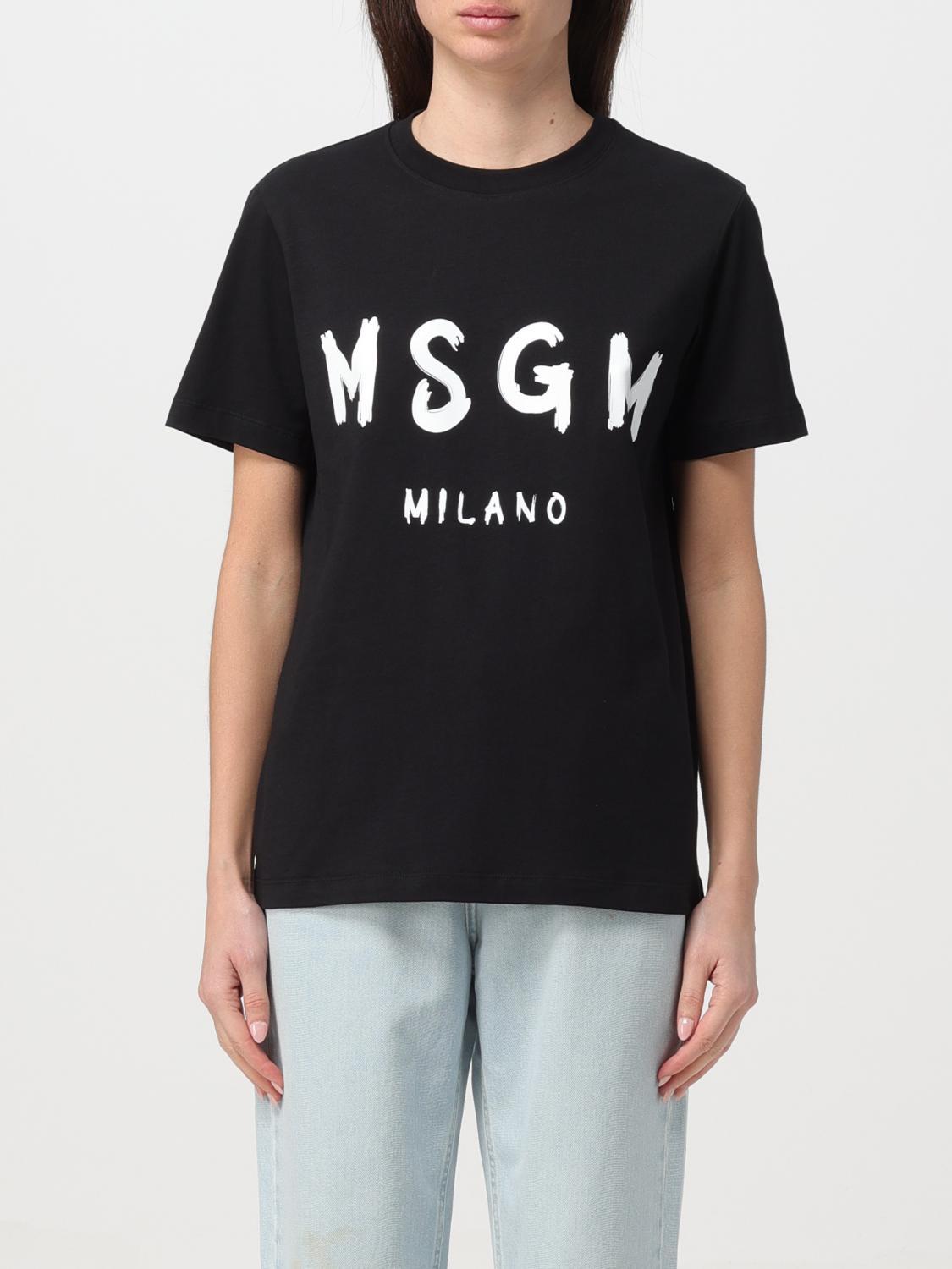 T-Shirt MSGM Woman colour Black