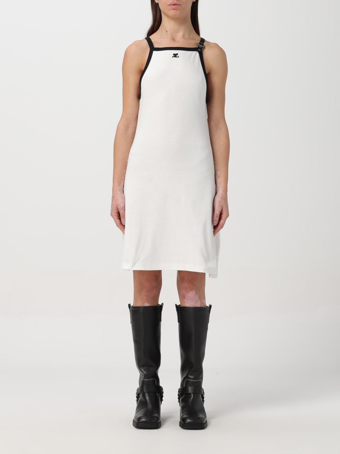 Dress COURRÈGES Woman colour White