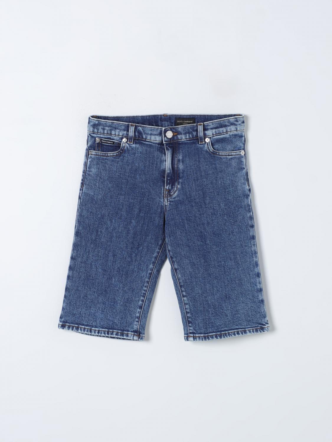 Trousers DOLCE & GABBANA Kids colour Blue