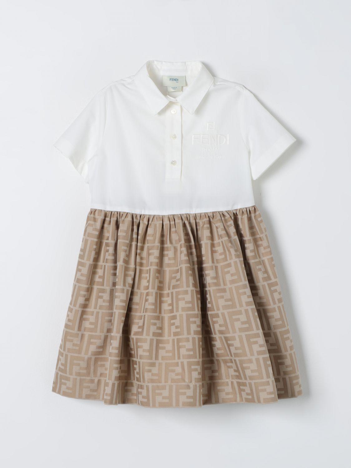 Dress FENDI KIDS Kids colour Multicolor