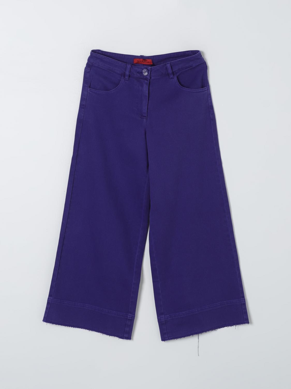 Trousers MAX & CO. KID Kids colour Blue