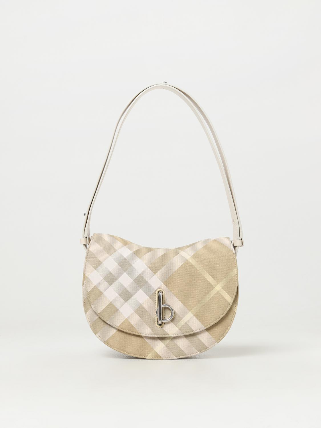 Shoulder Bag BURBERRY Woman colour Beige