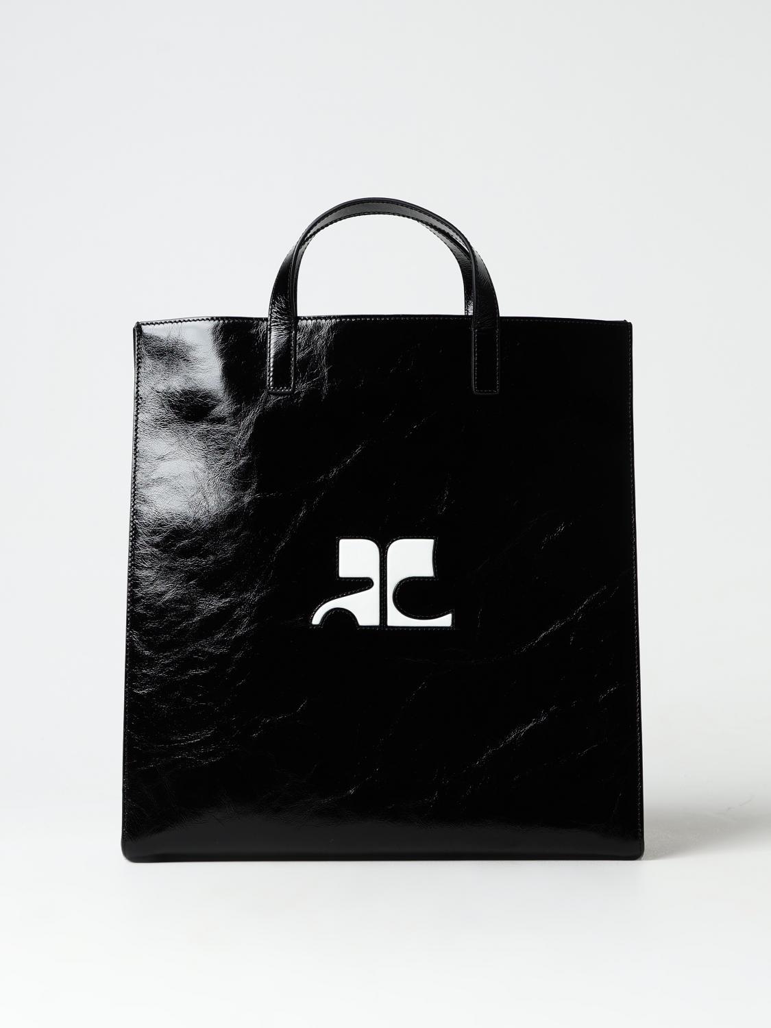 Tote Bags COURRÈGES Woman colour Black