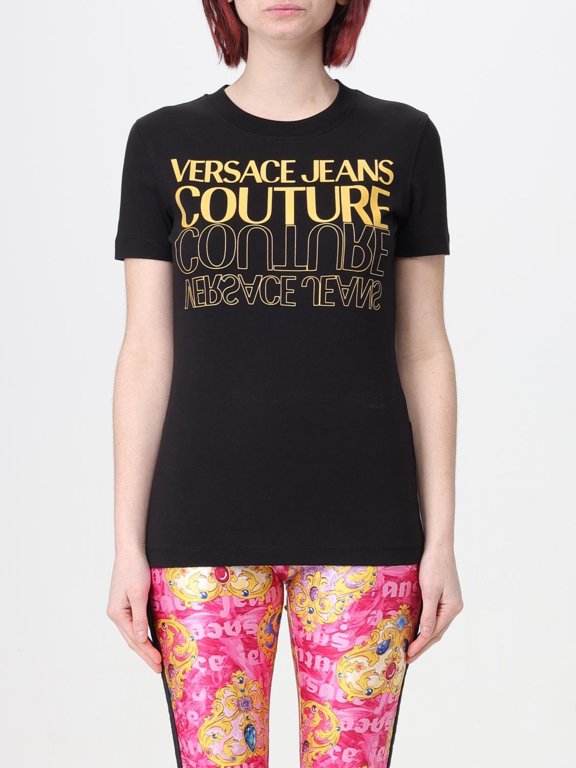 T-Shirt VERSACE JEANS COUTURE Woman colour Black