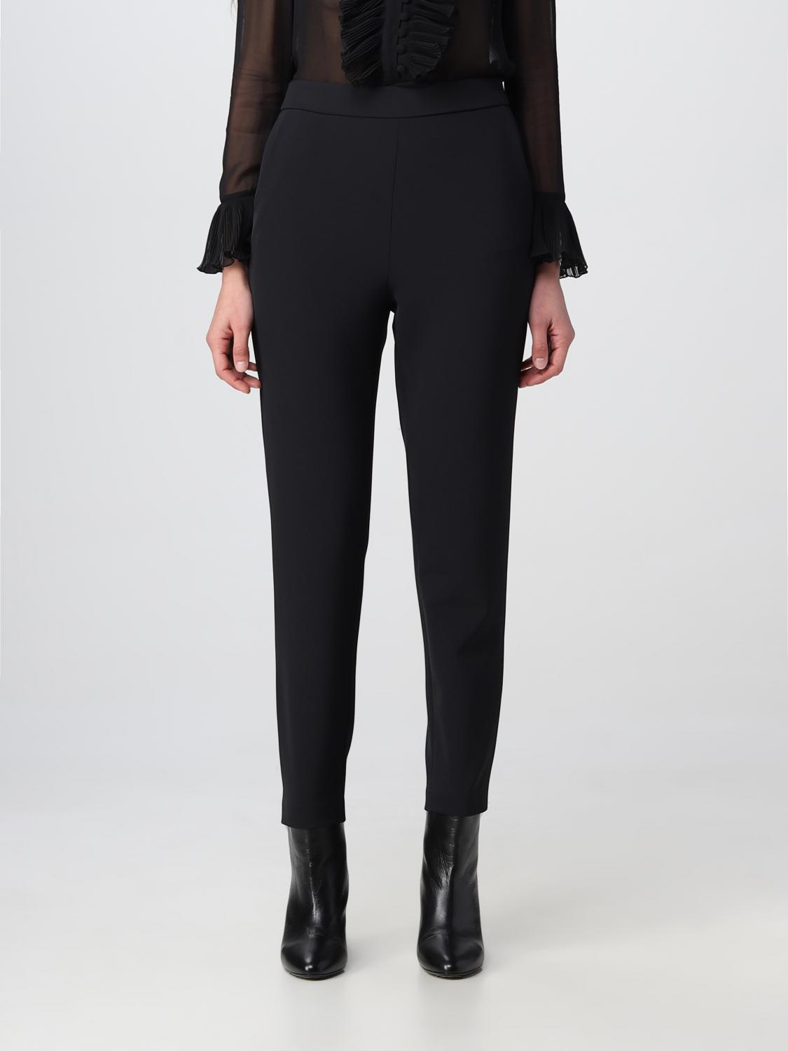 Trousers PINKO Woman colour Black