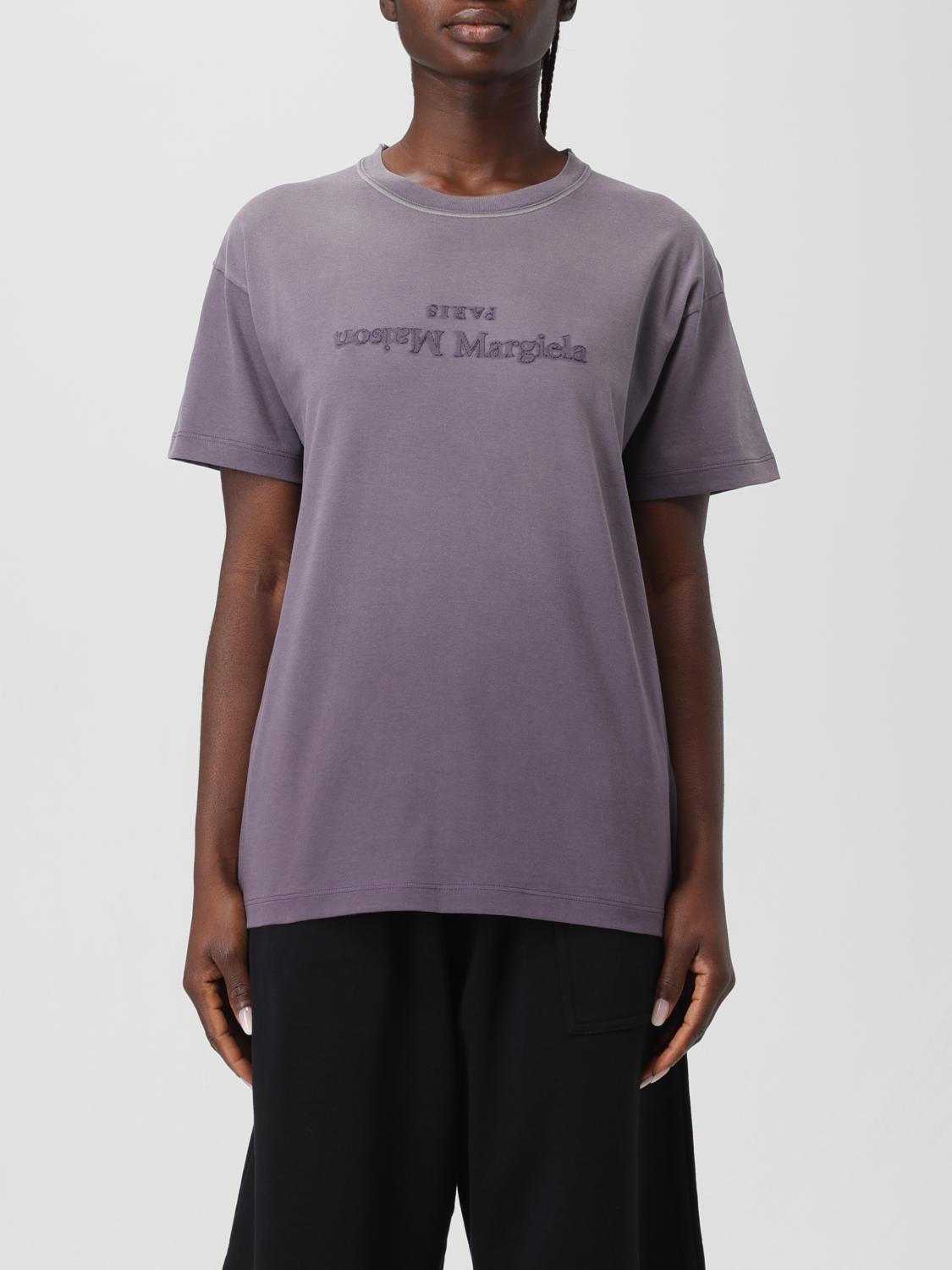 T-Shirt MAISON MARGIELA Woman colour Violet