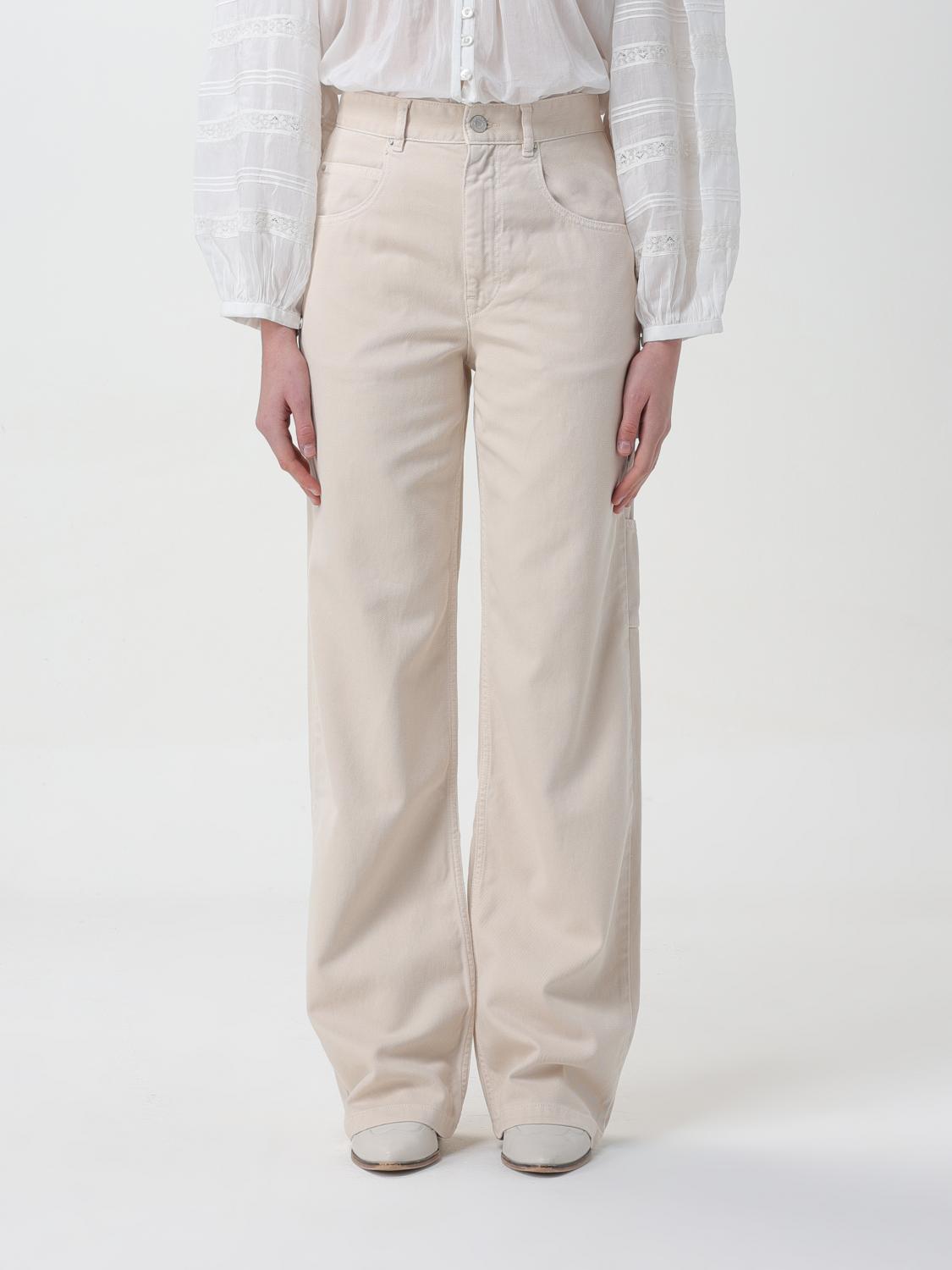 Jeans ISABEL MARANT Woman colour Beige