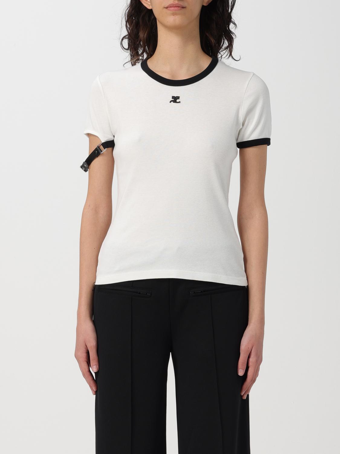 T-Shirt COURRÈGES Woman colour White