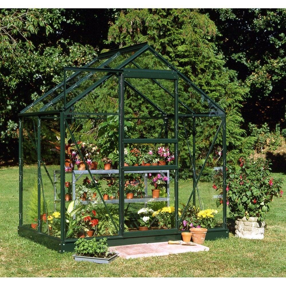 Popular 6ft x 4ft Greenhouse (Green)