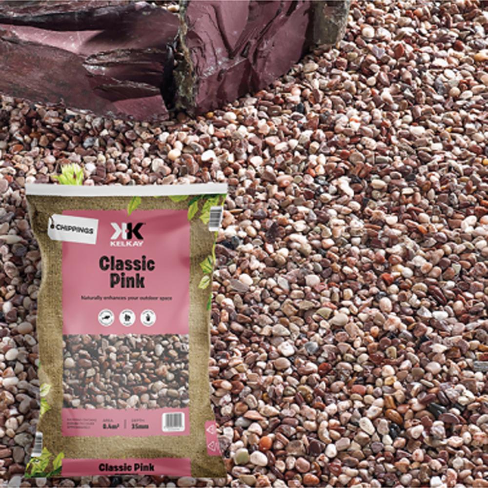 Classic Pink Chippings Bulk Bag