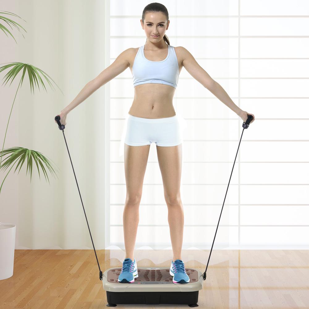 Vibration Plate Machine Fitness Body Shaper Slim Trainer Home Gym