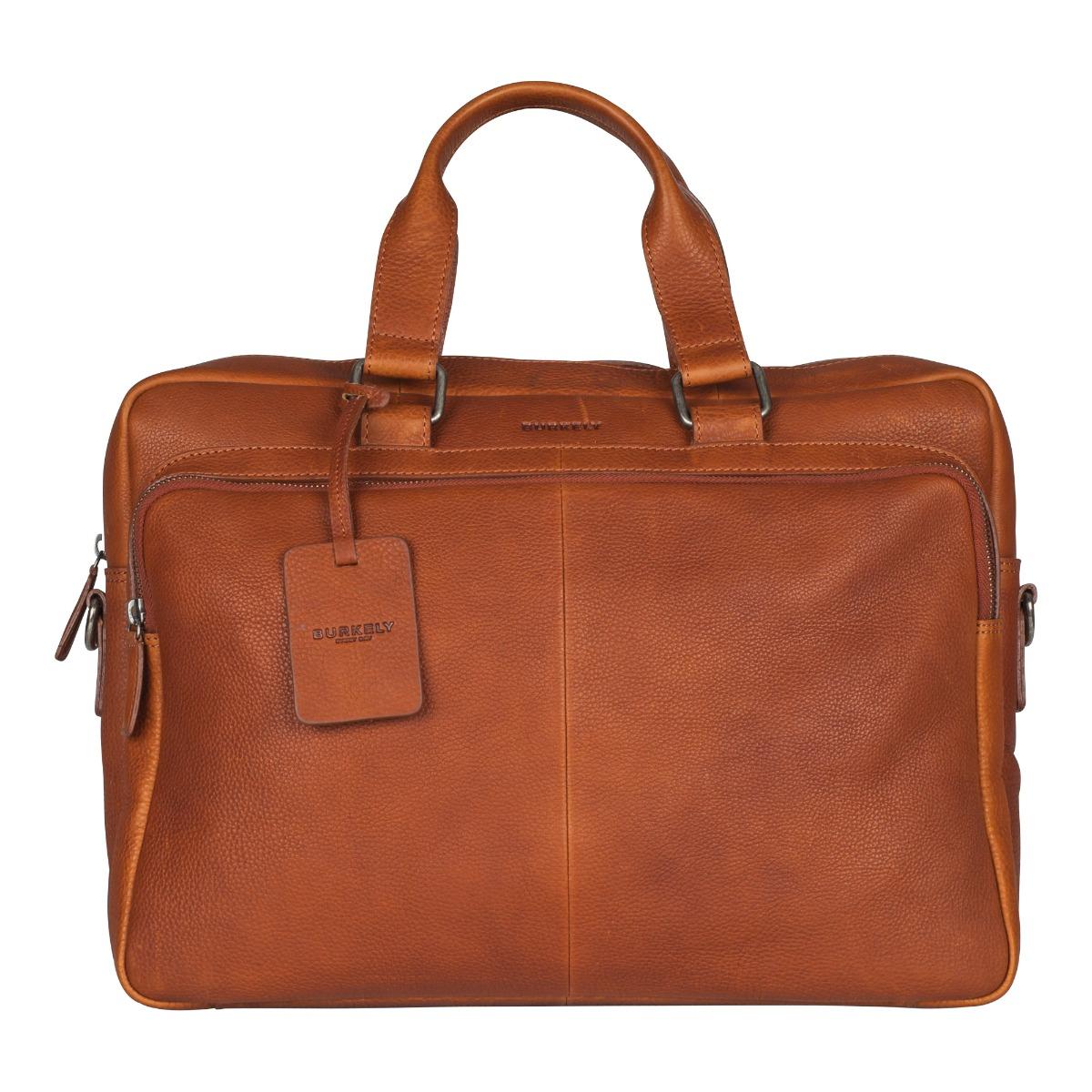 Burkely Antique Avery Workbag 15.6" Laptop Bag -Cognac