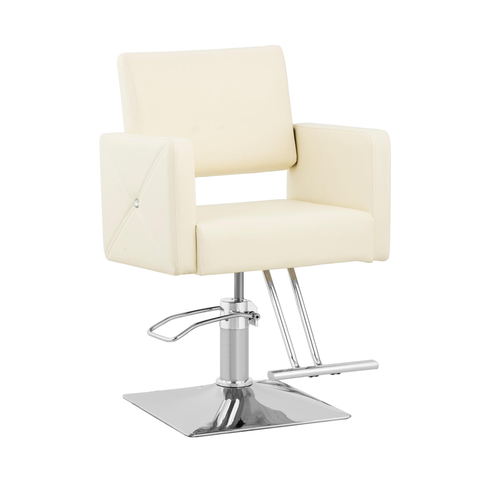 Carlisle Salon Chair with Footrest - seat height 45 - 55 cm - 150 kg - Beige