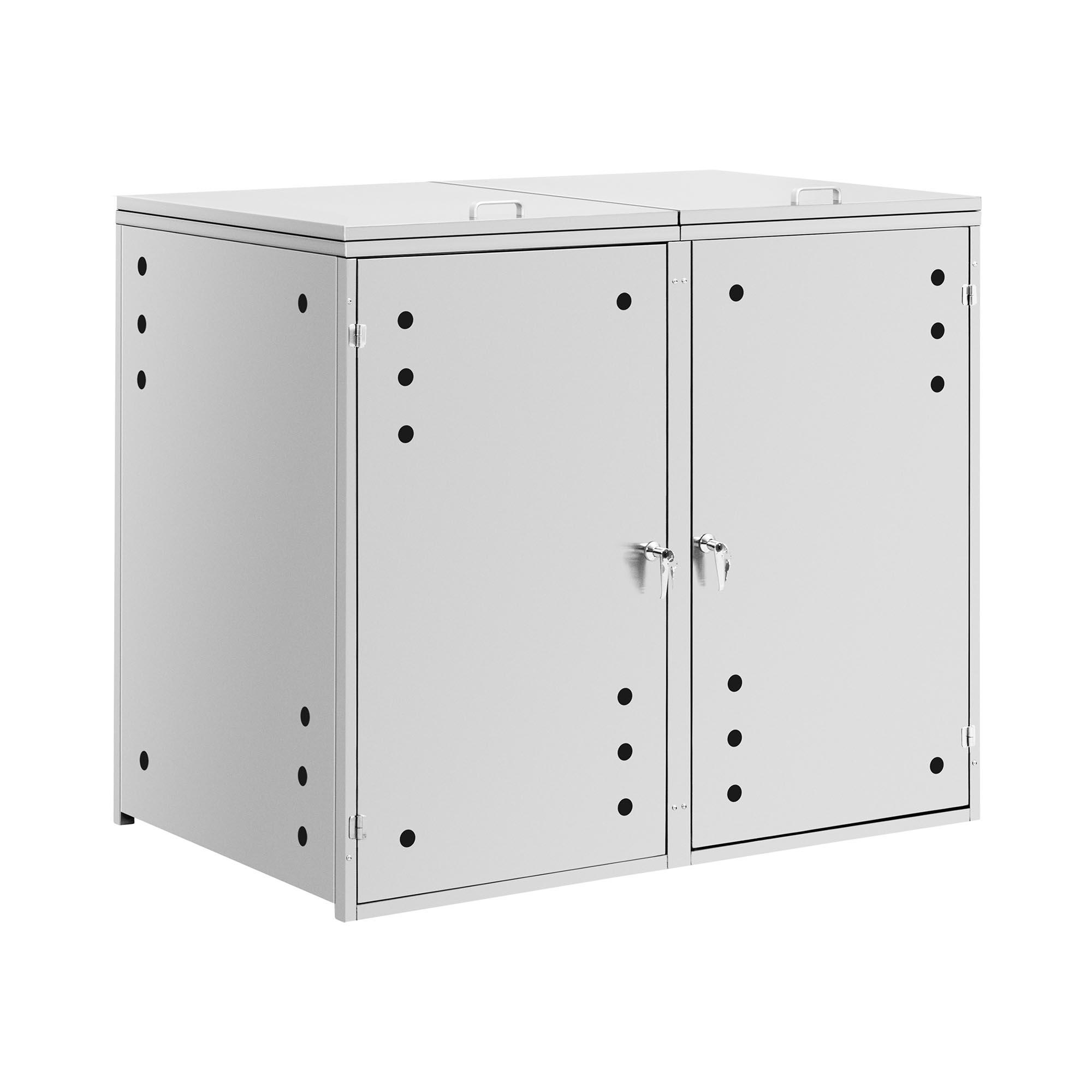 Wheelie Bin Storage - 2 x 240 l - air holes