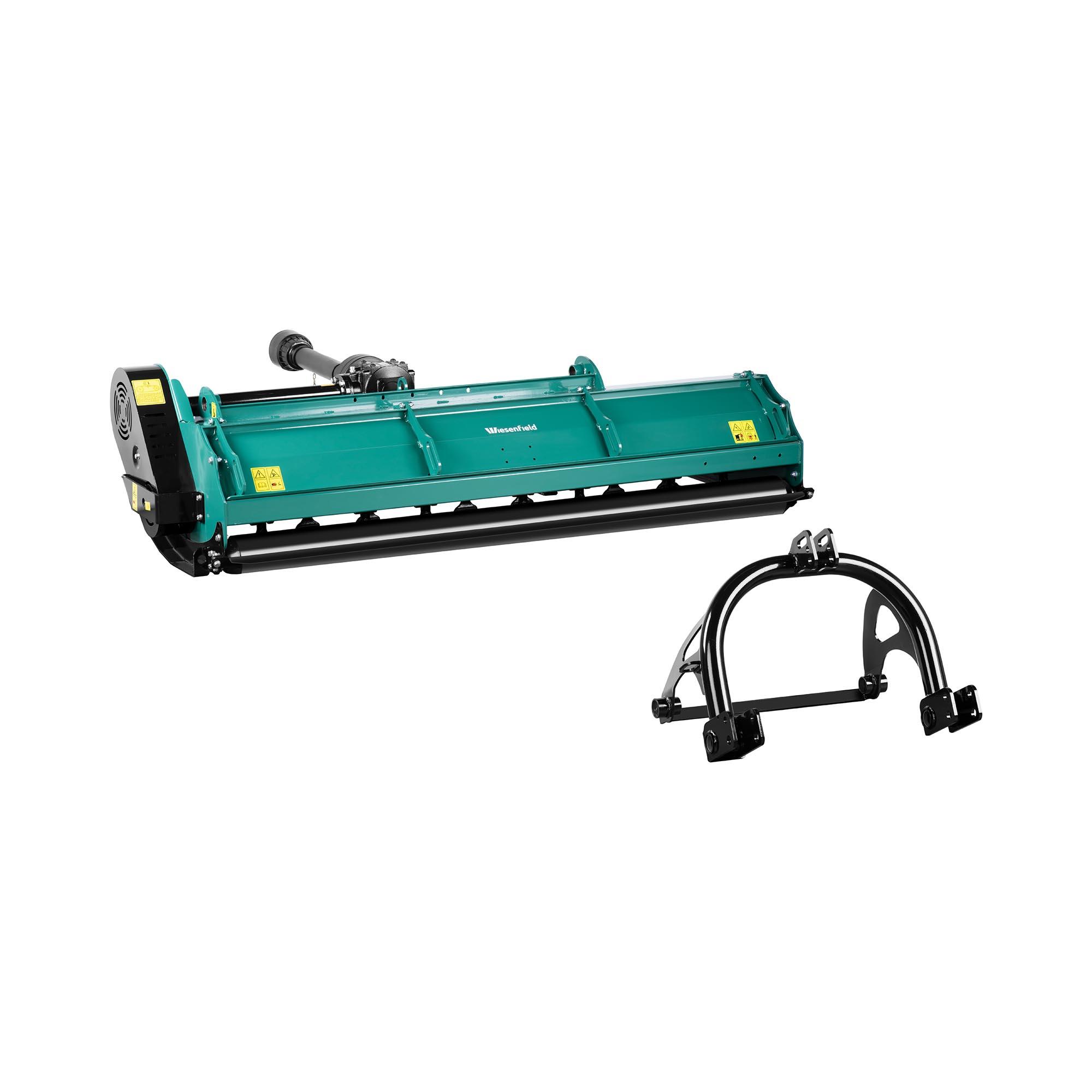 Flail Mulcher - 215 Cm Working Width - three-point Linkage (cat. I / II) - self-cleaning Roller