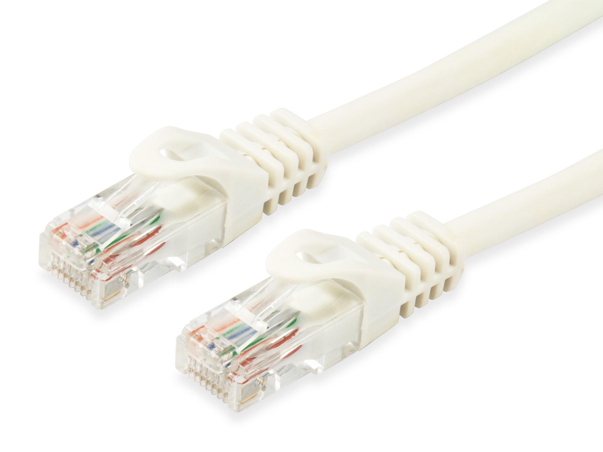 Equip Cat.6A U/UTP Patch Cable. 0.25m. White