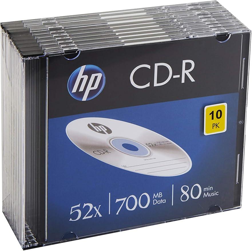 HP CRE00085 blank CD CD-R 700 MB 52x 10 pc(s)