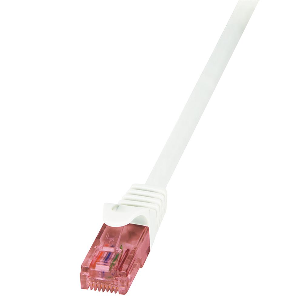 LogiLink 3m Cat.6 U/UTP networking cable White Cat6 U/UTP (UTP)