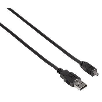 Hama USB 2.0 Cable. 1.8m USB cable USB A Black