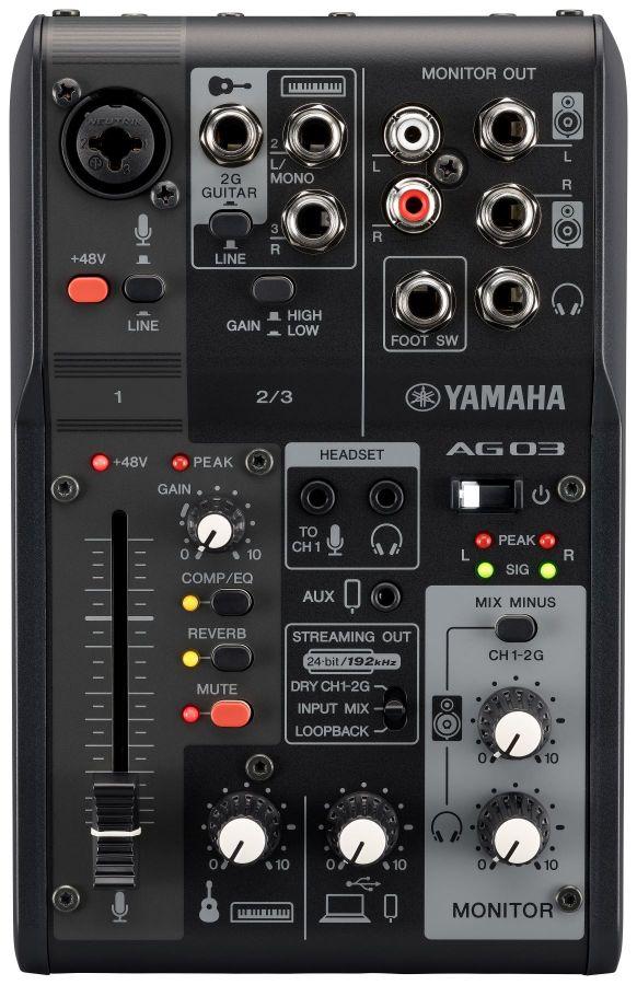 Yamaha AG03MK2 3 channels Black