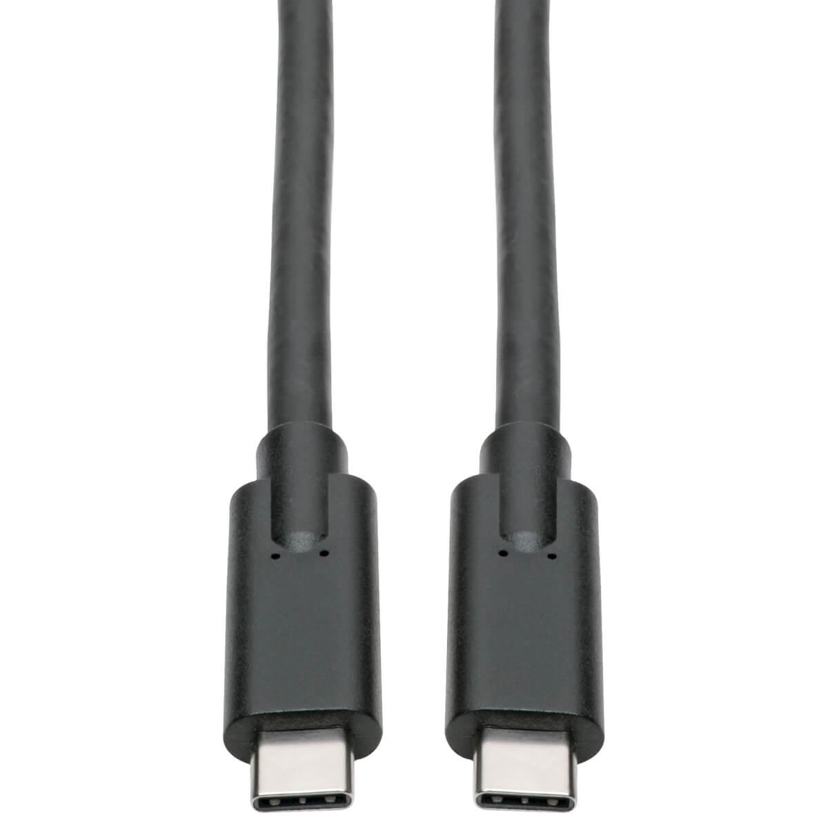 Tripp Lite U420-006-5A USB-C Cable (M/M) - USB 3.2 Gen 1 (5 Gbps) 5A Rating Thunderbolt 3 Compatible 6 ft. (1.83 m)