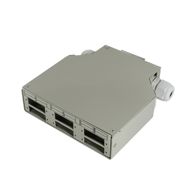 LogiLink Fiber Optic DIN rail splice box for LC or SC couplers