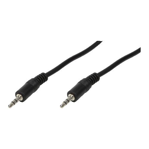 LogiLink 3.5mm - 3.5mm. 2m audio cable Black