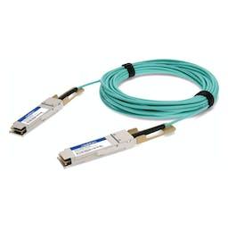 AddOn Networks 02311KNQ-7M-AO fibre optic cable QSFP28 AOC Green