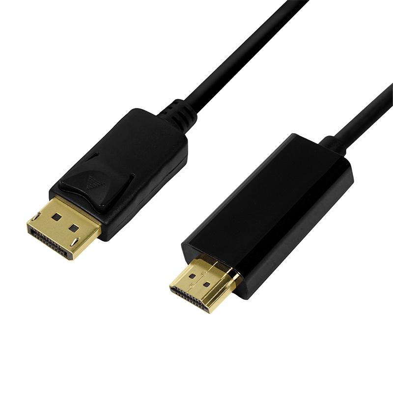 LogiLink CV0129 video cable adapter 5 m DisplayPort HDMI Type A (Stand