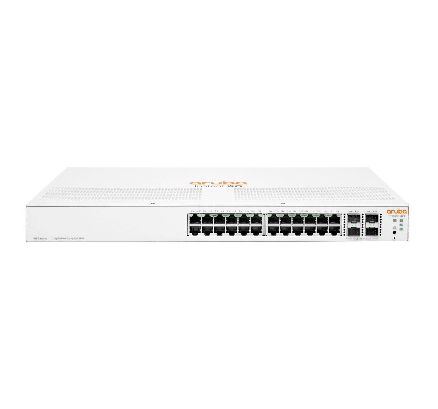 HPE Aruba Networking Aruba Instant On 1930 24G Class4 PoE 4SFP/SFP+ 19