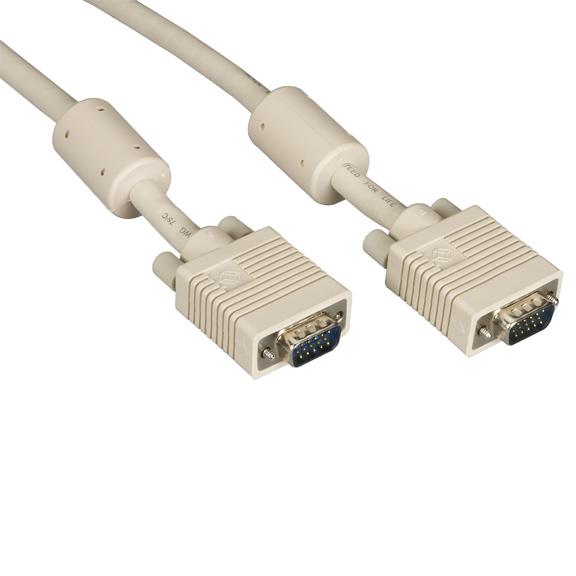 Black Box VGA/VGA. 5ft VGA Cable 1.5 M VGA (D-Sub) Beige