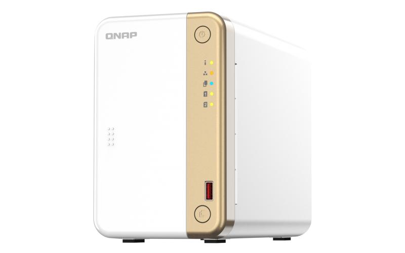 QNAP TS-262 NAS Tower Ethernet LAN Gold. White N4505