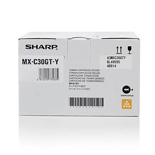 Sharp MXC-30GTY Toner-kit yellow. 6K pages ISO/IEC 19752 for Sharp MX-