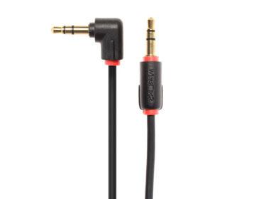 Techlink 3.5mm/3.5mm 0.5m audio cable Black