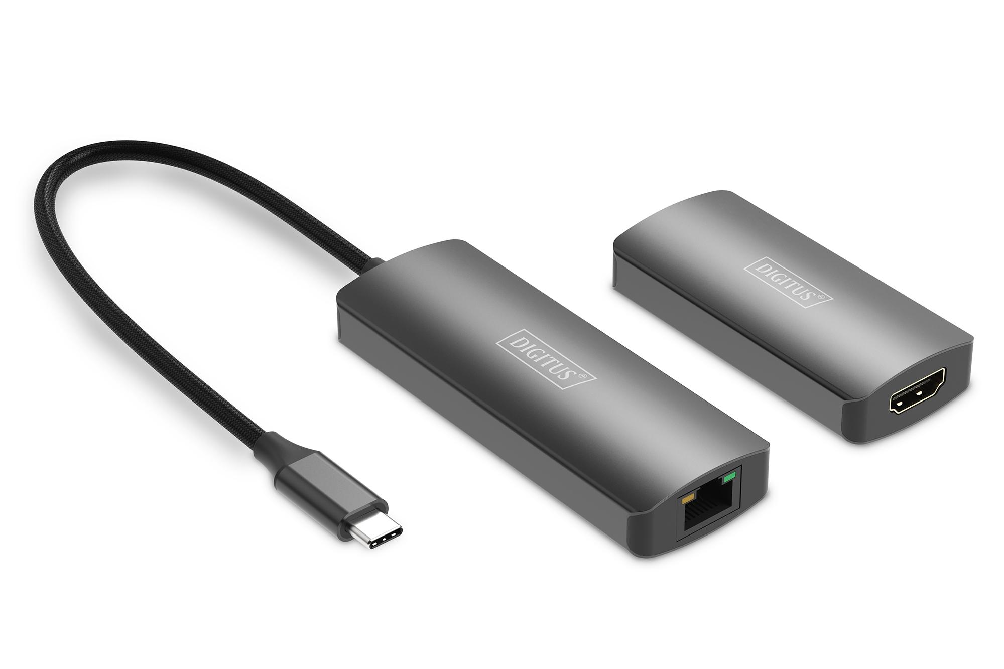 Digitus Video Extender Set. USB-C - HDMI. 4K/120Hz