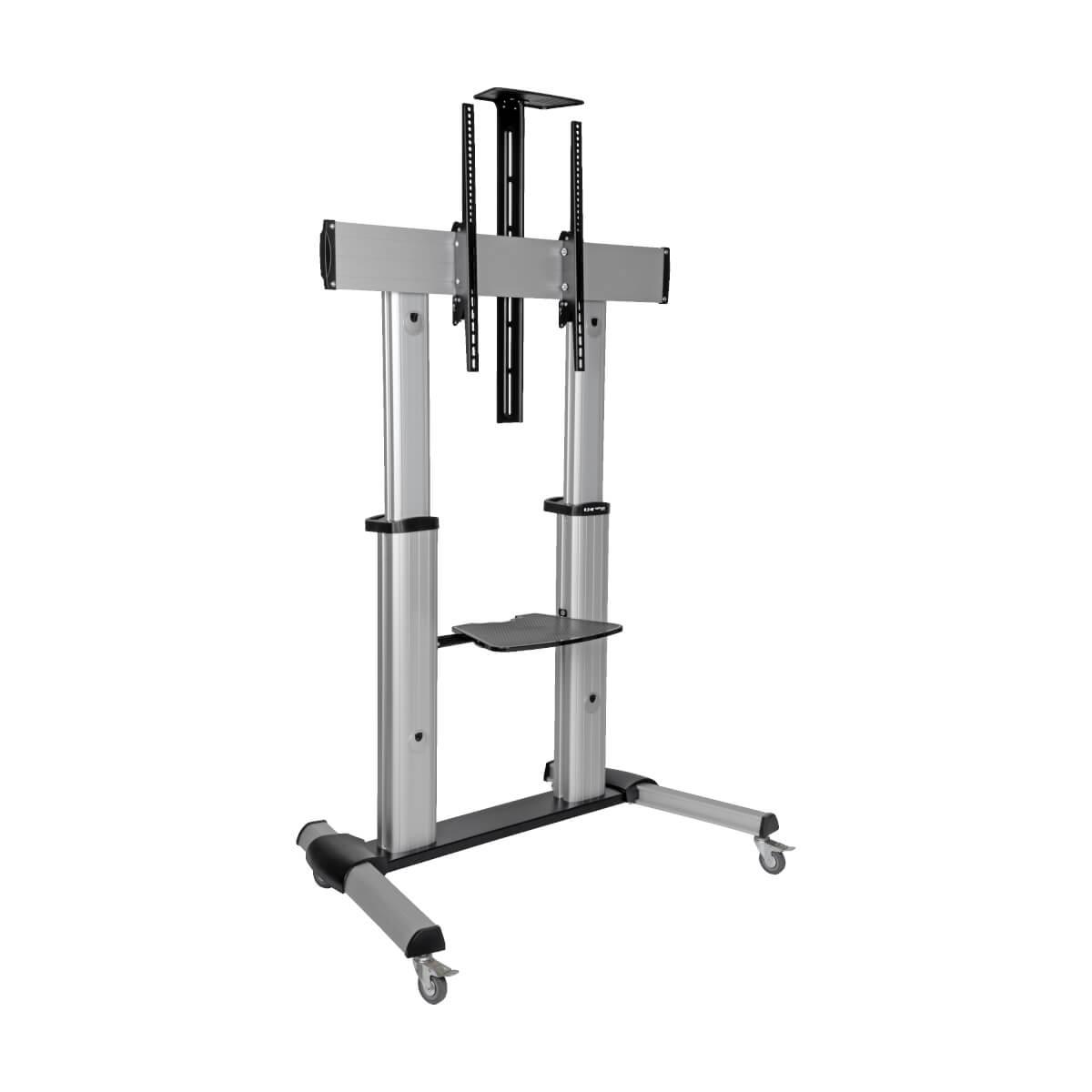 Tripp Lite DMCS60100XX Heavy-Duty Rolling TV Stand. Height Adjustable.