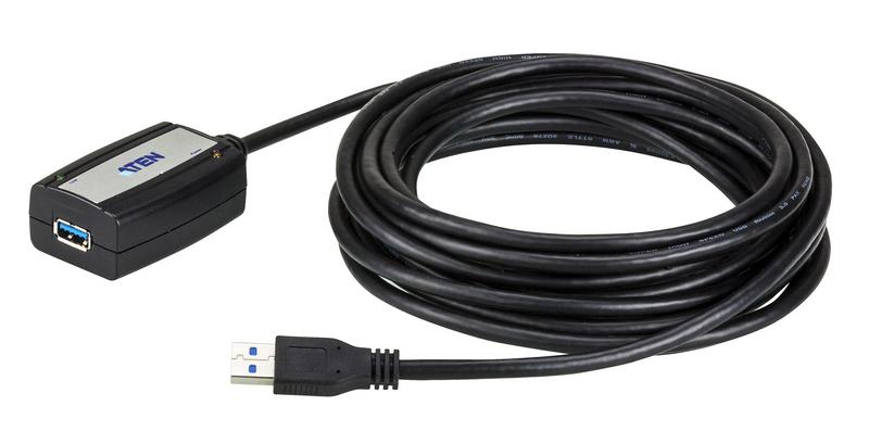 ATEN UE350A USB cable USB 3.2 Gen 1 (3.1 Gen 1) 5 m USB A Black