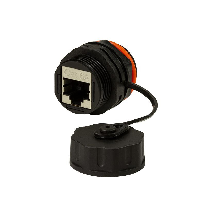 LogiLink NP0083 wire connector RJ-45 Black. Orange