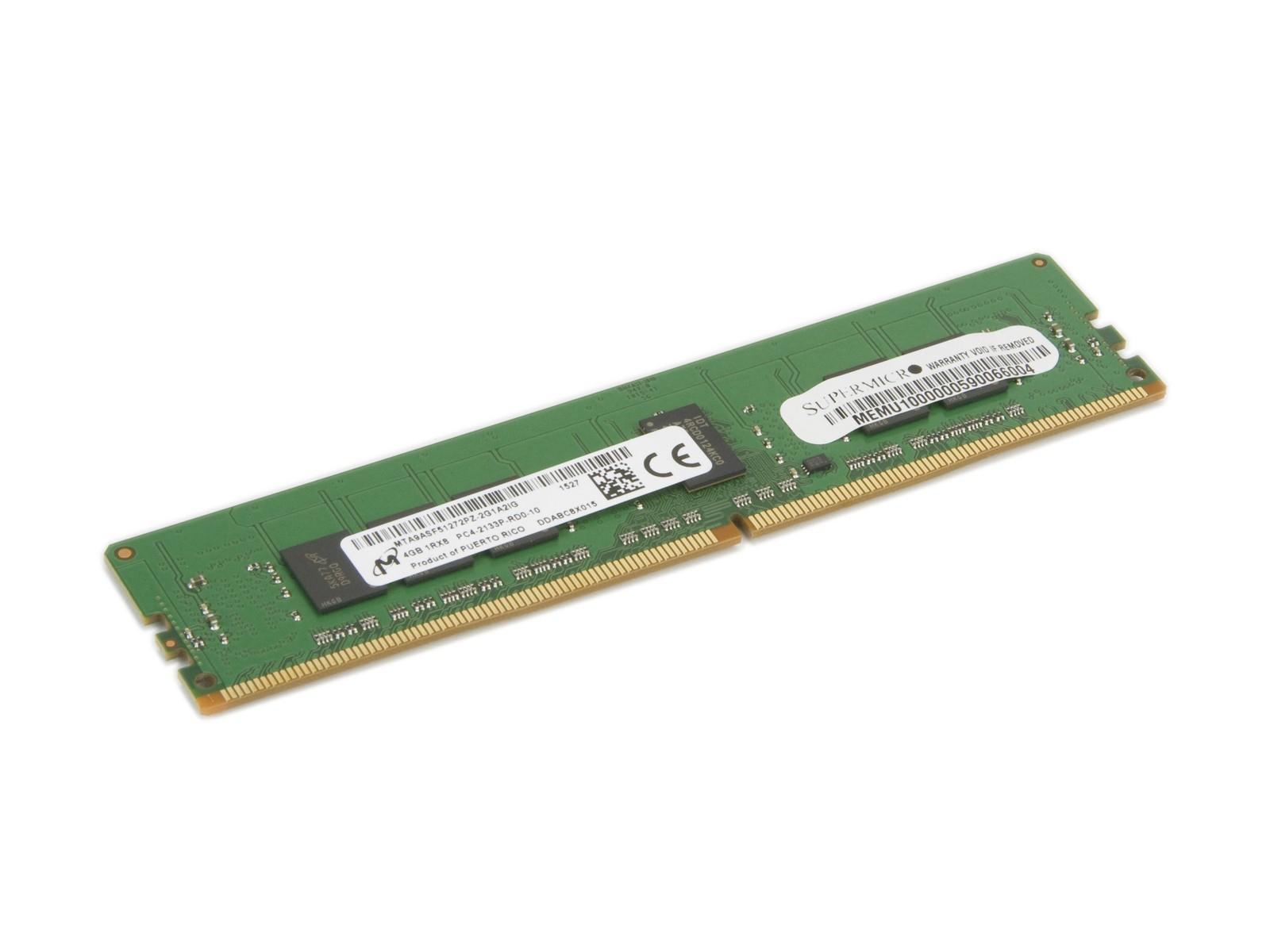 Supermicro MEM-DR440L-CL01-ER21 memory module 4 GB 1 x 4 GB DDR4 2133