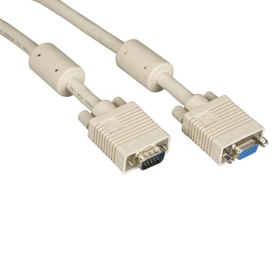 Black Box VGA/VGA. 20ft VGA Cable 6 M VGA (D-Sub) Beige