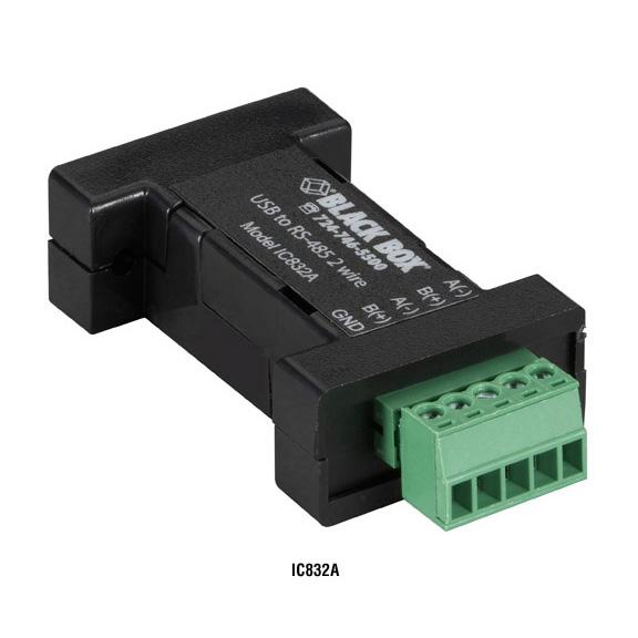 Black Box IC832A Serial converter/repeater/isolator USB 2.0 RS-485