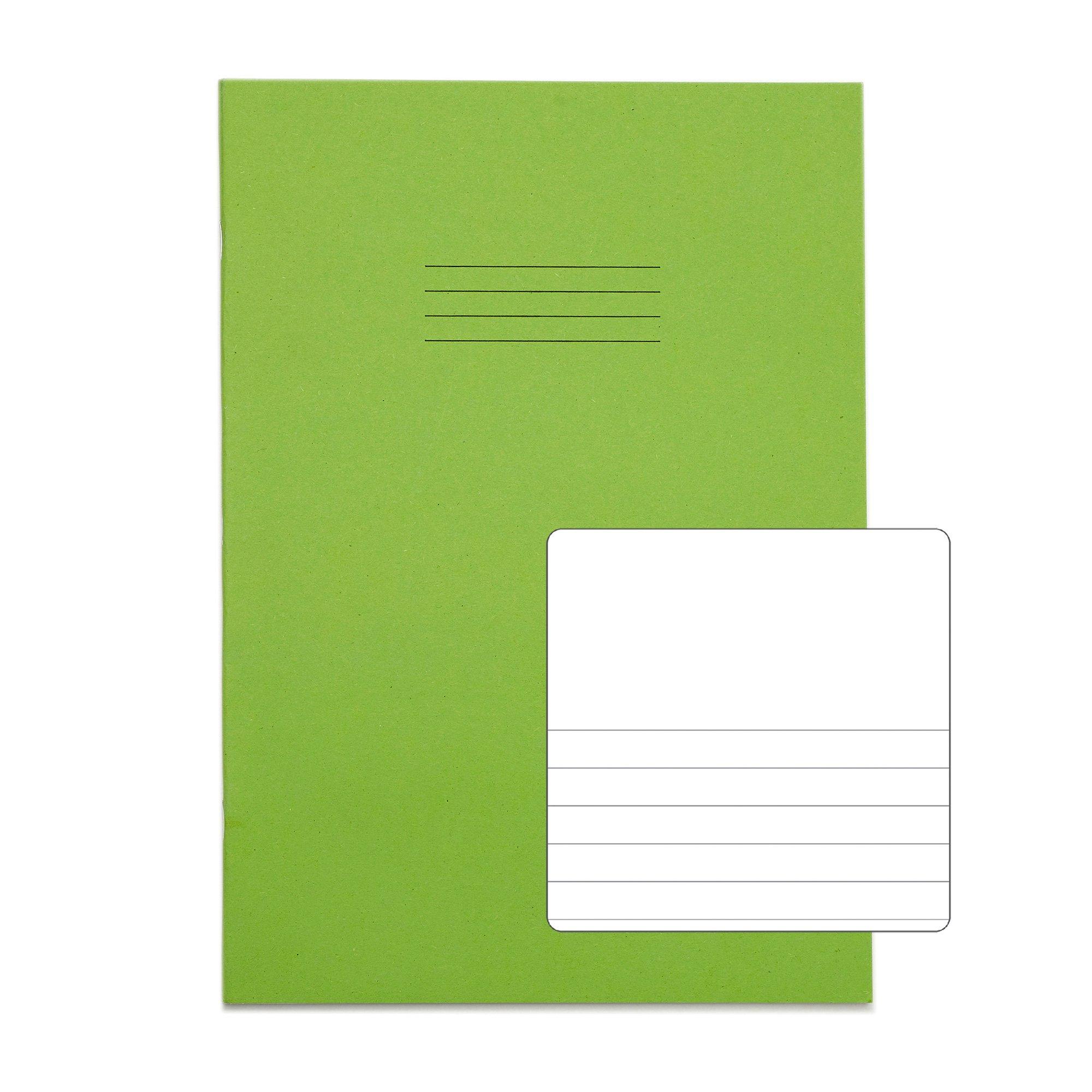 Rhino A4 Exercise Book 32 Page Light Green TB/F8 (Pack of 100)