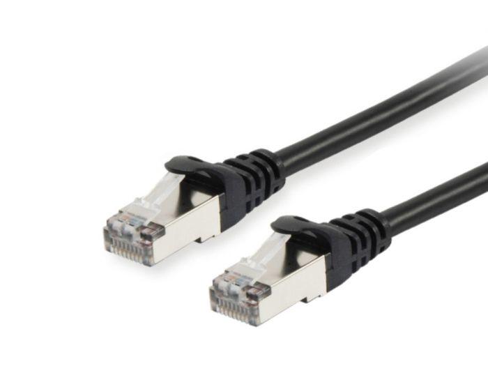 Equip Cat.6A S/FTP Patch Cable. 30m. Black