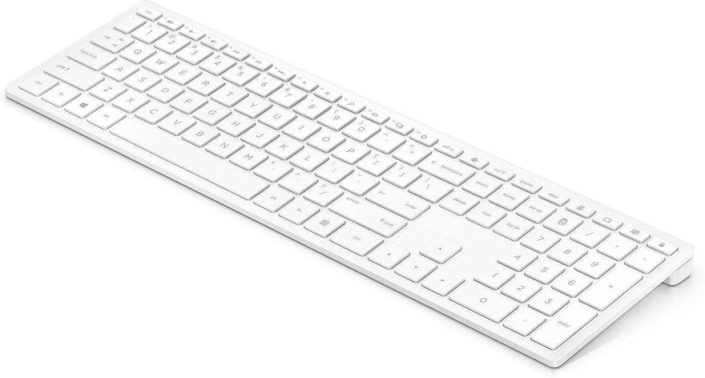 HP Wht Pav Wl Keyboard 600