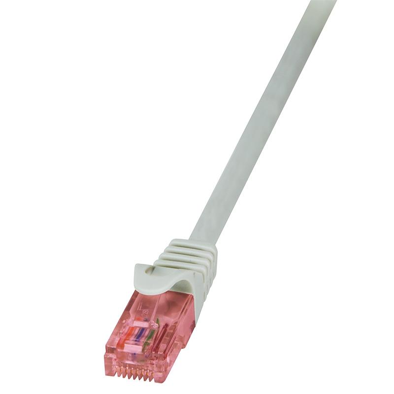 LogiLink 7.5m. Cat6 networking cable Grey U/UTP (UTP)