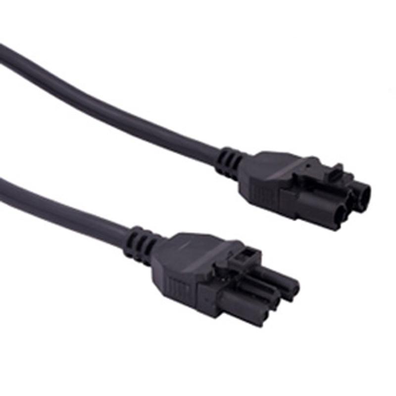 POWERDATA MALE TO FEMALE 3-POLE CONNECTOR LEAD 0.5M