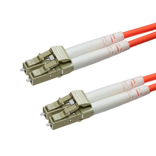 Cablenet 1.5m OM3 50/125 LC-LC Duplex Orange LSOH Fibre Patch Lead