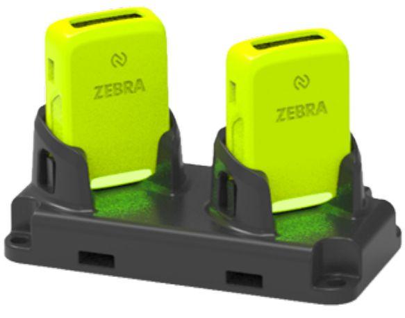 Zebra charging station. 2 slots